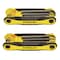 Stanley Stanley Multi-Size Metric and SAE Fold-Up Locking Hex Key Set 17 pc STHT71839 - alternate 2